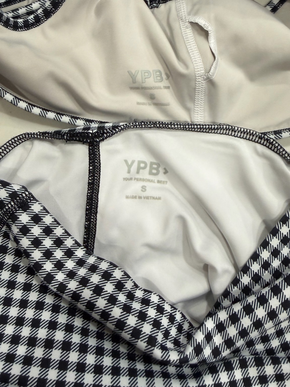 Abercrombie & Fitch YPB Houndstooth Activewear Set - S - Picture 5 of 5